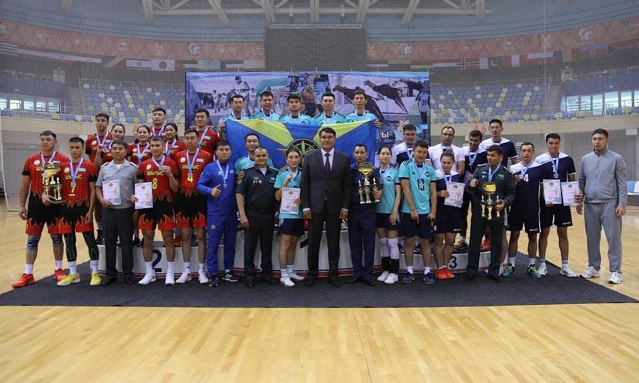 В Астане завершился чемпионат Вооруженных сил по волейболу