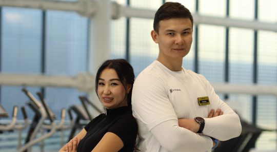 Working with a personal trainer
