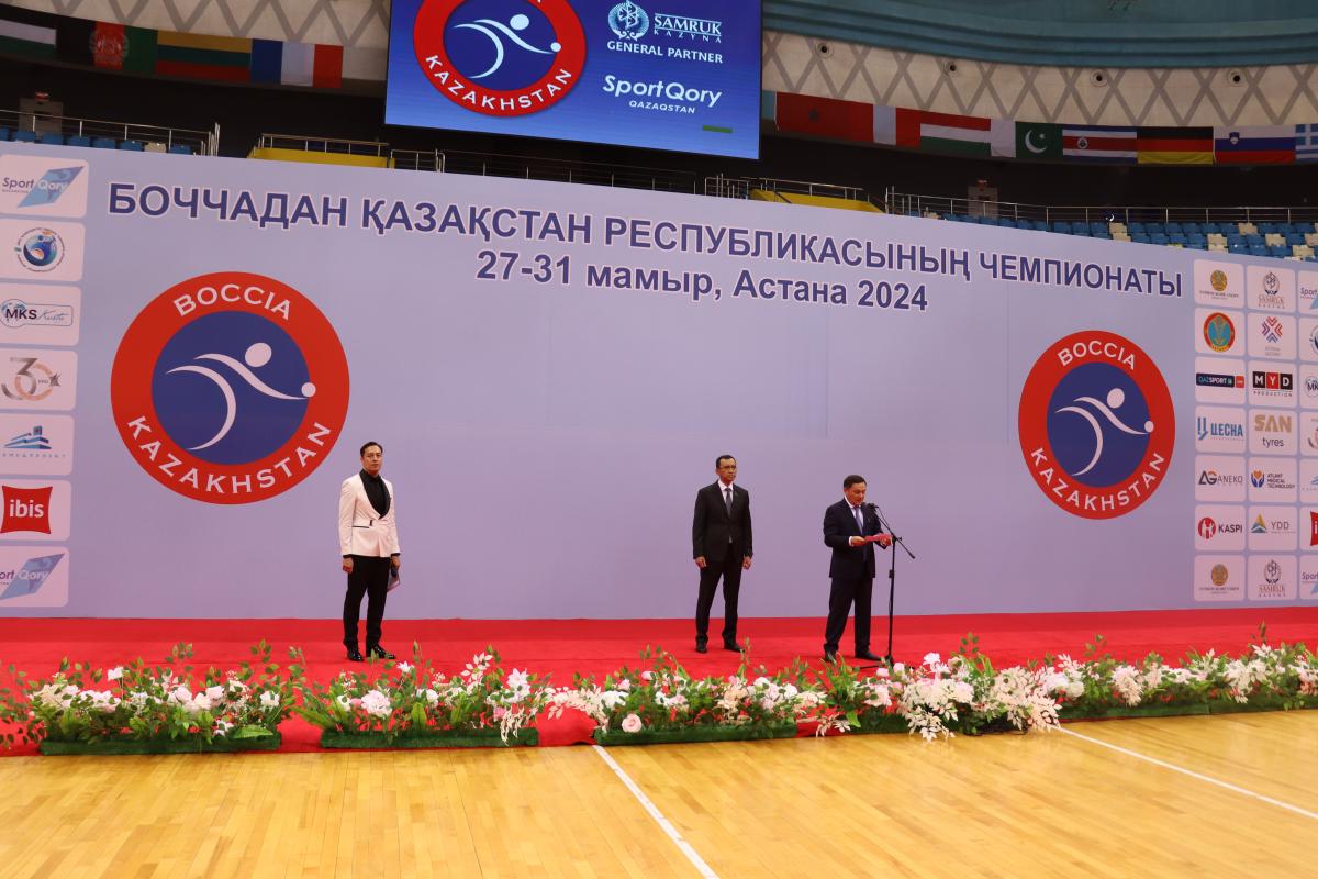 The Third Championship of the Republic of Kazakhstan in Boccia is taking place in Astana