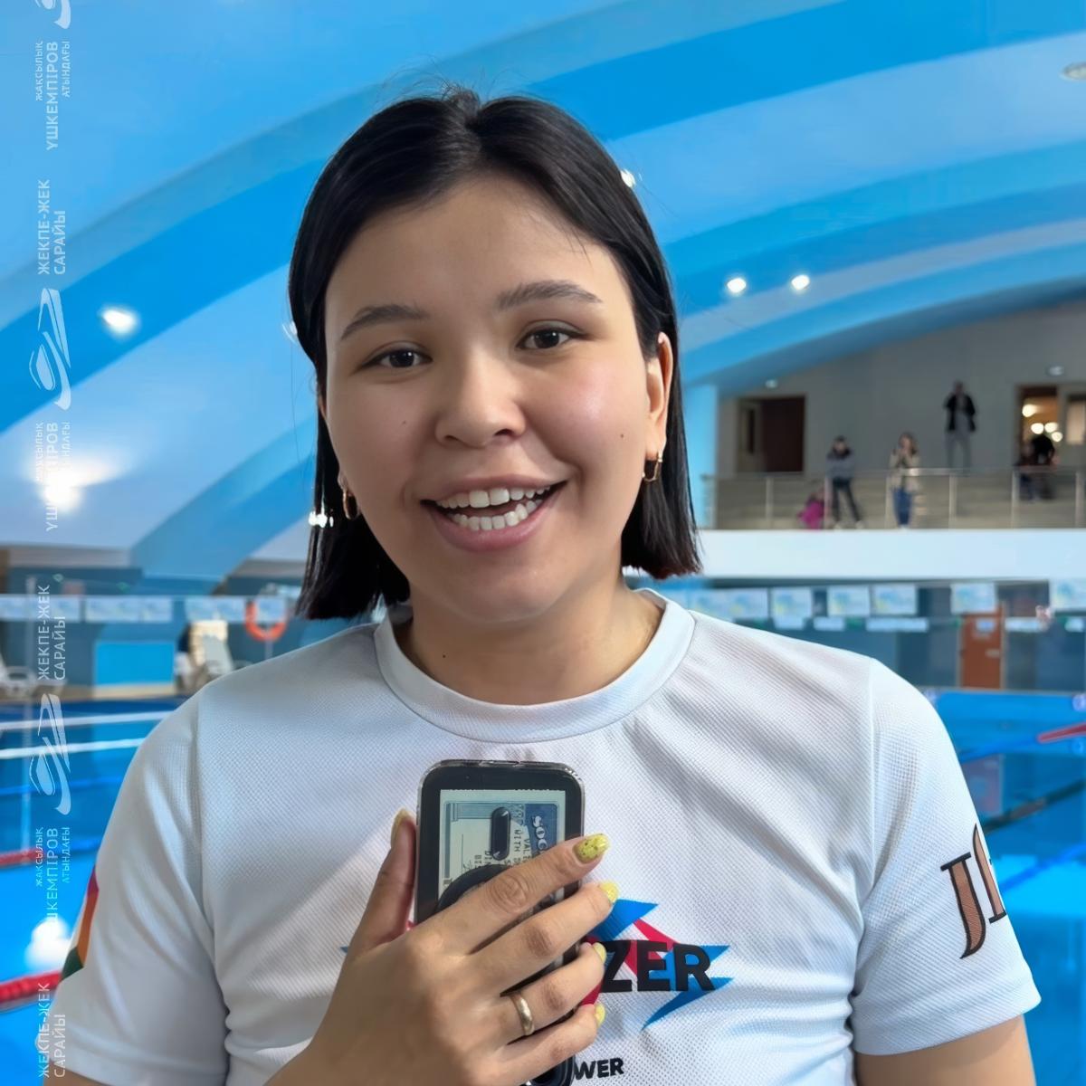 One of the coaches Apzhapbarova Balnur shared her opinion about the children's swimming tournament