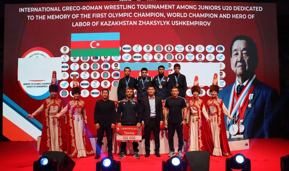 The international Greco-Roman wrestling tournament among wrestlers under 20 years old, dedicated to the memory of Zhaksylyk Ushkempirov has ended